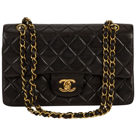 chanel classic black gold|best chanel purses.